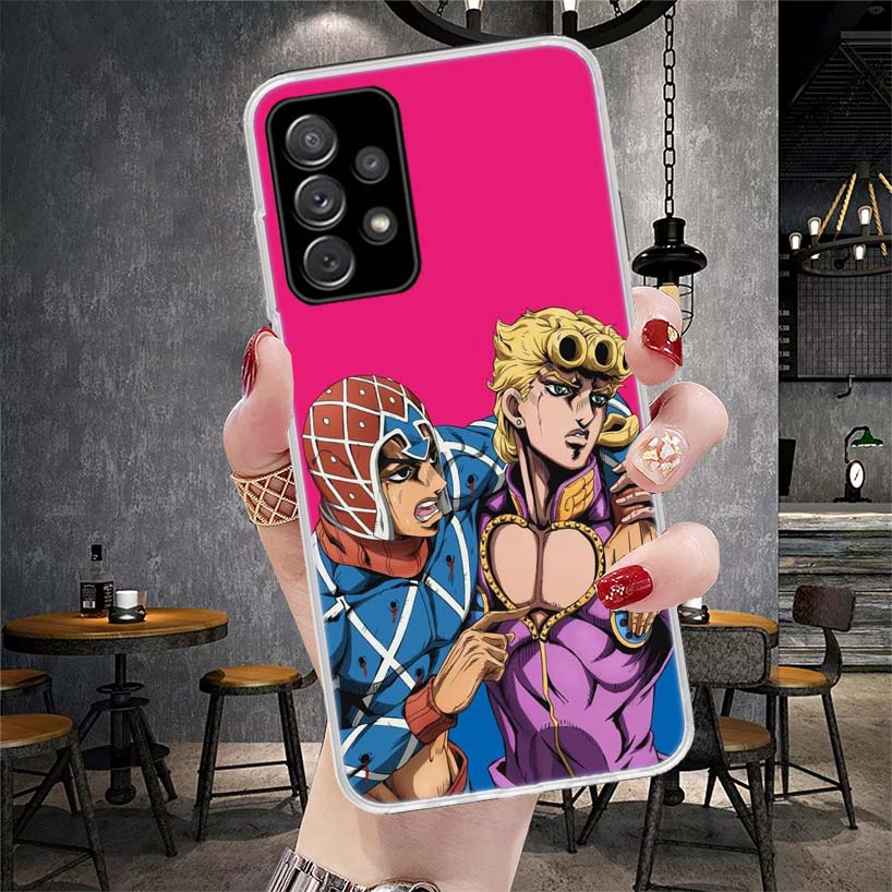 JoJo Bizarre Adventure Golden Wind Phone Case For Samsung Galaxy A13 A14 A15 A16 A17 A53 A54 A55 A56 A57 A33 A34 A35 A36 A37 A23