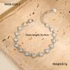 Hot-selling Color Zircon Series Stainless Steel Necklace  Fashionable French Exquisite Temperament Collarbone Chain 