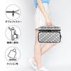 Luxja Sewing Bag Sewing Bag Sewing Tools Storage Portable Large Capacity Many Pockets Gray Dot [Bag Only]