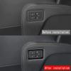 1 Pair Bright Black ABS Trim for Toyota Alphard Vellfire 40 Series