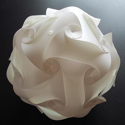 IQ Puzzle Sphere: DIY Colored Lampshade Lighting Accessories