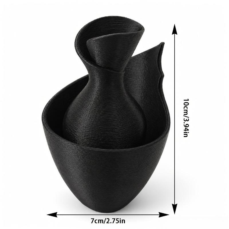 1PC New Product Simple Light Luxury Decorative Vase Living Room Entrance Desktop Bedroom Dining Table Advanced Flower Arrangement