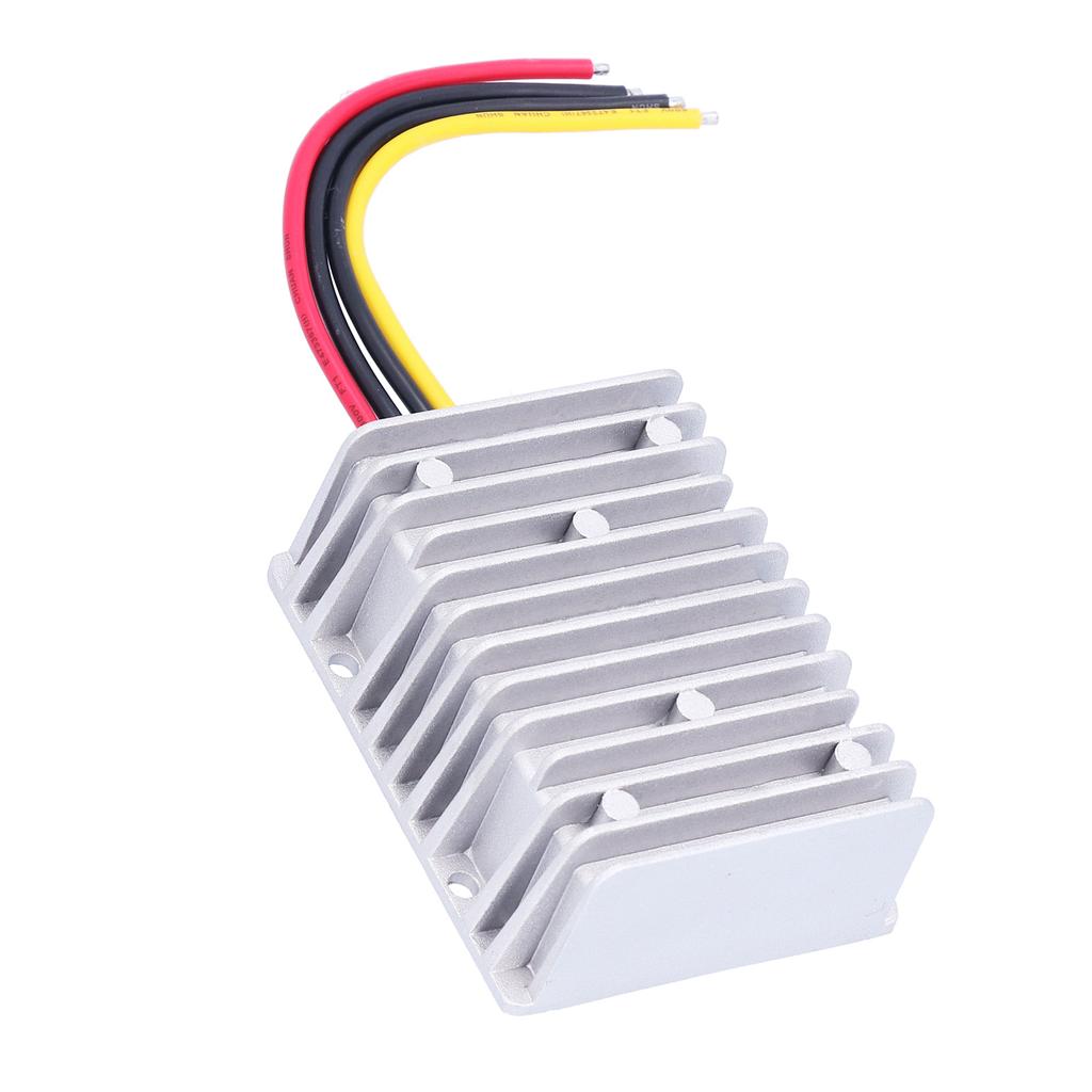 24V to 12V Converter DieCast Aluminum DC Voltage Regulator for Motors Car Navigators