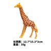 Simulated Wild Animal Model Toy Lion Tiger Elephant Rhinoceros Panda Lion Cognitive Ornament Animal Set