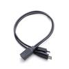 Type-C To Type-C&Micro To 2 Male 5P Female Y Splitter Charging Extension Cable
