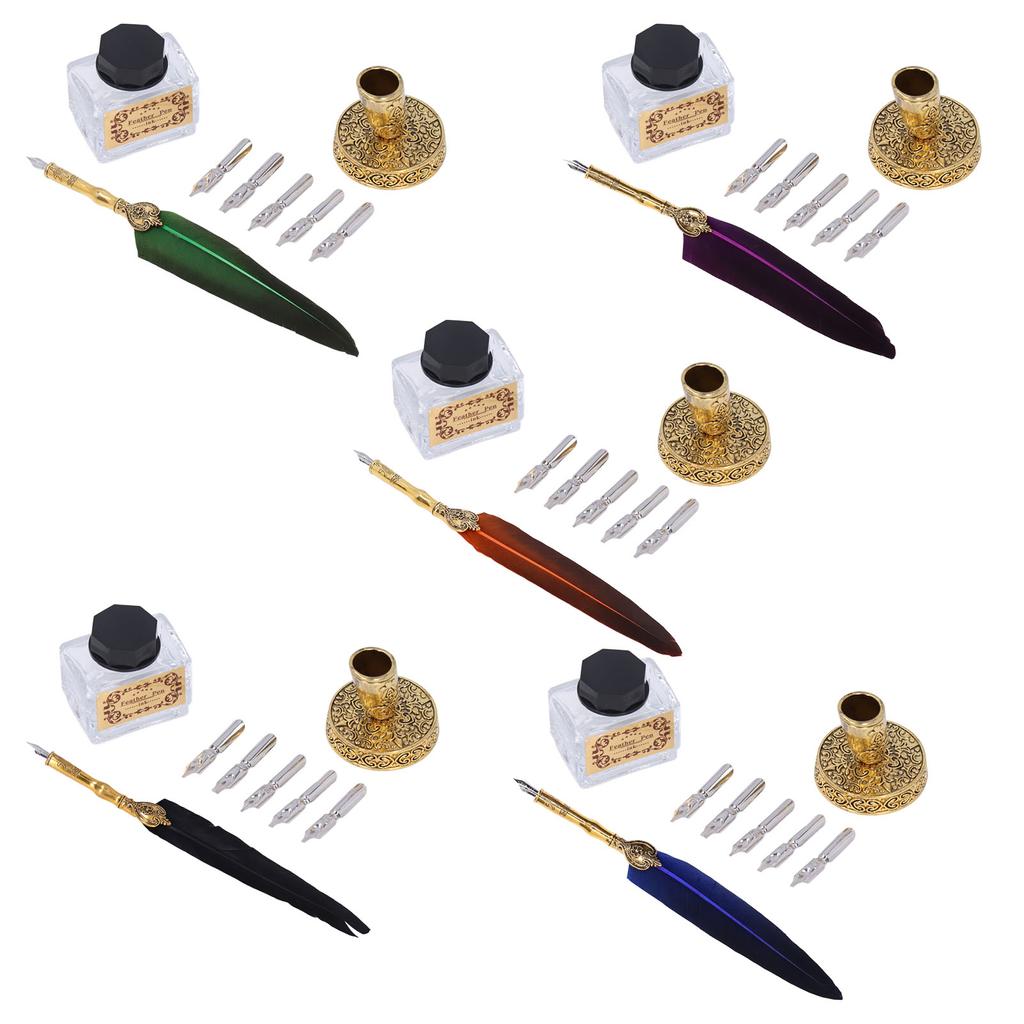 Stift Exquisit Vintage Elegant Edelstahl Sanft Schreiben Verschleißfest Kielstift