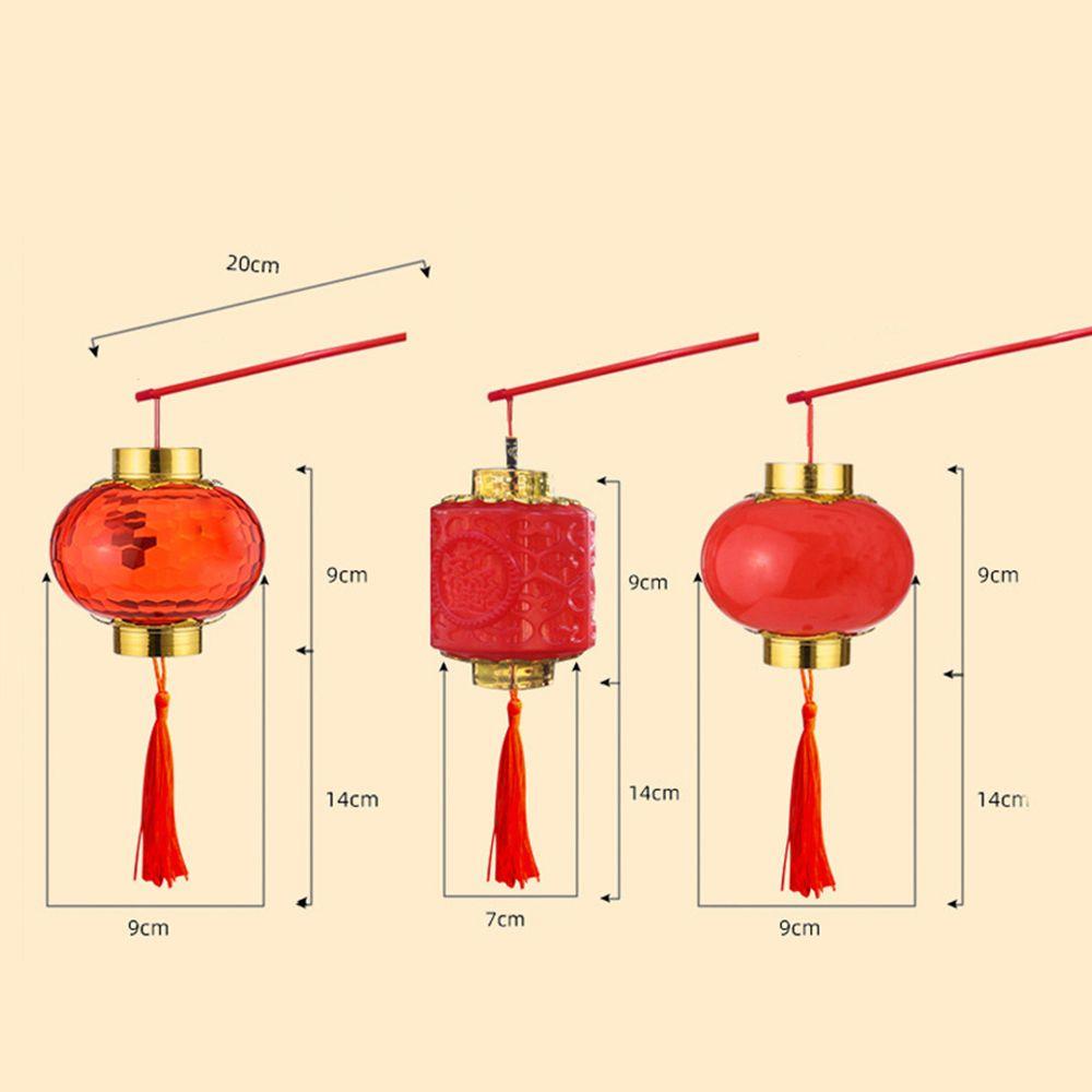 LED Luminous Party Decor Hand-Held Luminous Chinese Lantern Flower Light Lamp Glowing Lanterns