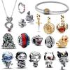 Nieuw in Wolf Draak Stoel Serie Oorbellen Ketting Kralen Passende Bedel Armband 925 Zilver Dames Hanger Sieraden
