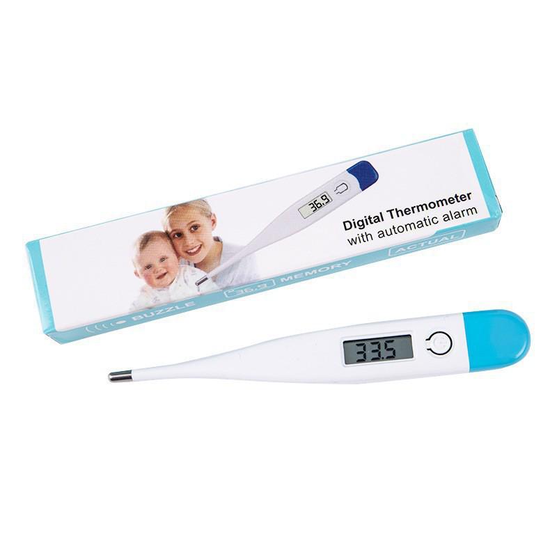 Electronic Body Thermometer with Hard & Soft Head for Home Use