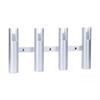 Fishing Rod Holder with 4 Tubes Aluminum Alloy for Yachts, Anglers, Boaters