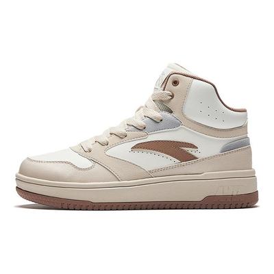 Comfortable Fashion Slip Resistant Durable Mid Top Sneakers Women Sneakers White Beige Brown 922448083-2