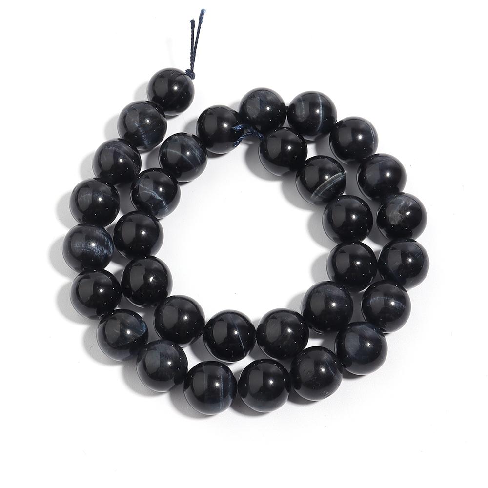 1 Strand Natural Tiger Eye Stone Beads Multicolor Round Loose Spacer Beads 4-12mm for Jewelry Making DIY Bracelet Accessories