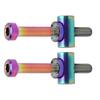 2pcs M5x40mm Ti Alloy Bike Seat Post Fixing Bolts Bike Seatpost Screws Cycling Accessories for Bike Seat Tube Colorful