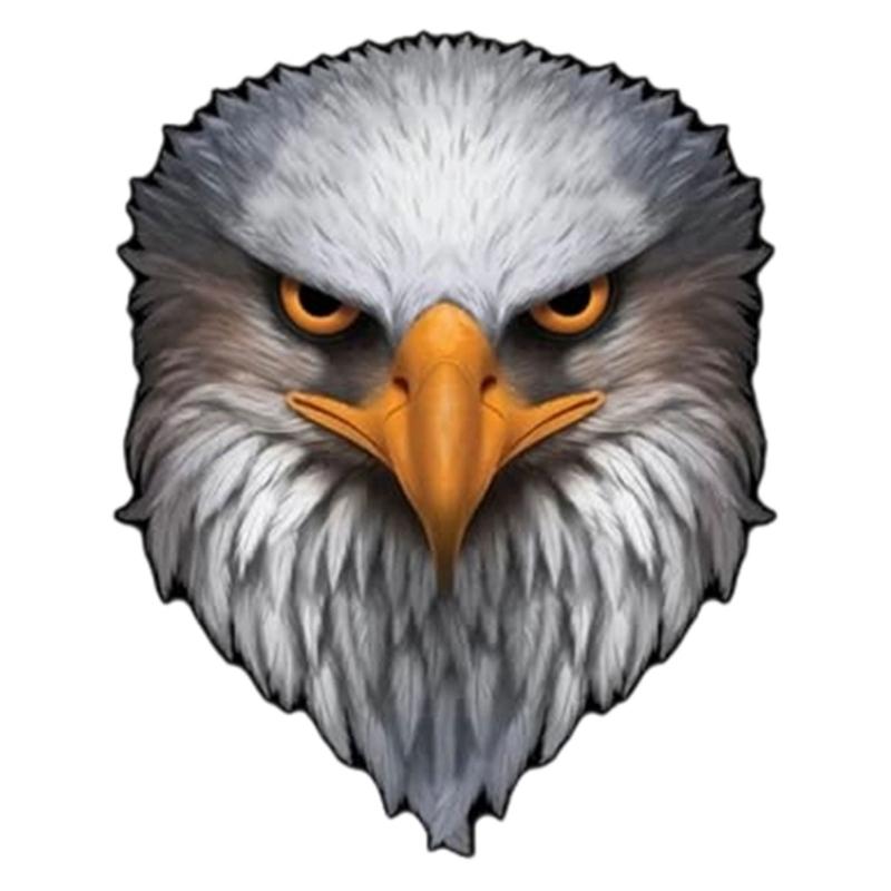 Strong Reflective Patriotic Bird & Flag Sticker Eye Catching Vehicle Sticker for Auto Laptop Coolers Bottle Gift S