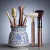 Tang Feng Tea Ceremony Six Gentlemen Set Kung Fu Tea Accories Clete Home High End Bla Ebony 6 Gentlemen Yu Kiln Tea Tube