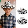 Comfortable Western Cowboy Cap for Boys and Girls with Stud Detail and Breathable Fabric for Daily Wear and Theme Party