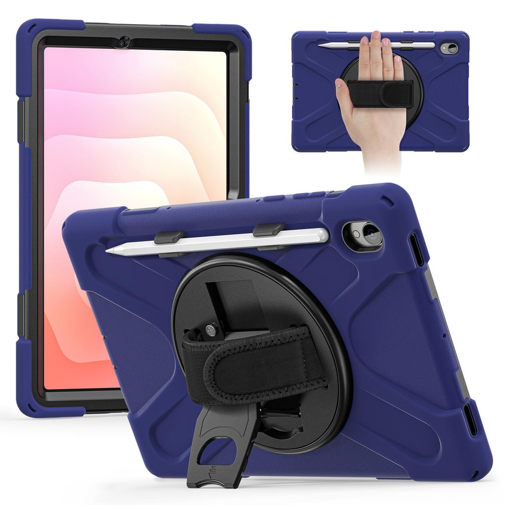 Armor Kids Case For Samsung Galaxy Tab S11 11 Inch SM-X730 SM-X736 SM-X736B Tablet Cover Hard PC Stand Shockproof With Strap