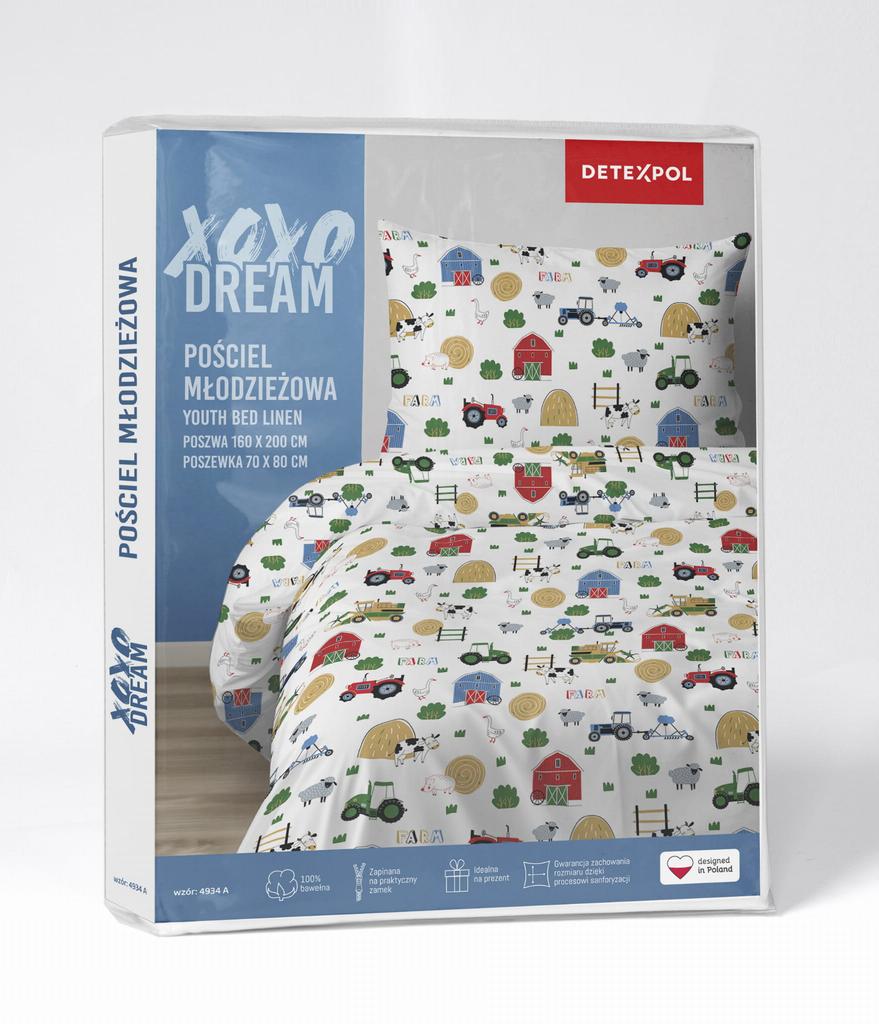 Children's Bedding Set 140x200 Tractors Farm Xoxo Dreams