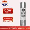 Zheng Rong 380V 100KA Ceramic Fuse Tube, 32A/10A/8641A, R015/RT14/RT18, 10x38mm.