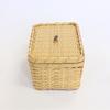 Manyo bleached bamboo mat rice ball basket Japanese-made 78-024