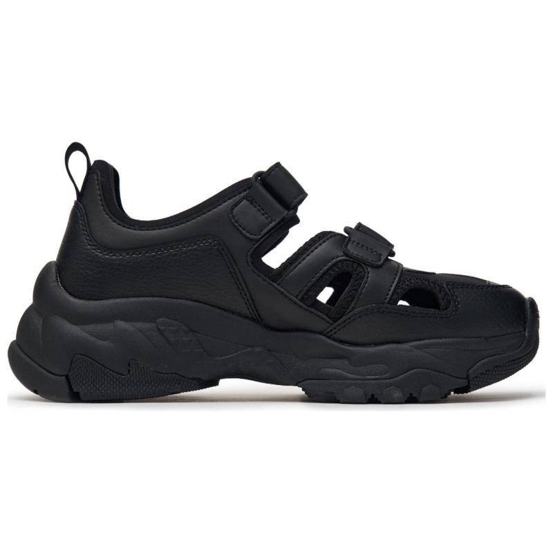 MLB Scarpe Casual Basse Resistenti all'Abrasione New York Yankees Unisex Sneakers Nere 3ASDCH143-50BKS