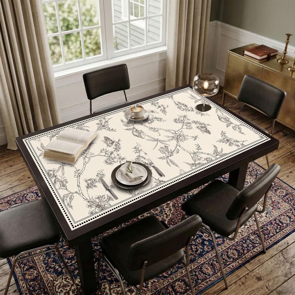 Placemats, sideboard mats, waterproof, heat-resistant, washable, living room table mats, coffee table mats