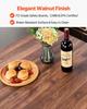 Bar Table, 5PCS 889mm Bars Tables Set, Bar Tables and Chair Set with Rounded Edge Design, Square Pub Table with Four Stools for Living Room, Dining