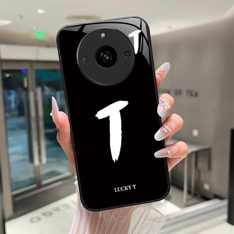 

Phone Case For Realme 11 Pro Plus Covers Lucky Letters Protective Case For Realme11 Pro 11Pro+ 5G Tempered Glass Soft TPU Funda realme 11 Pro+
