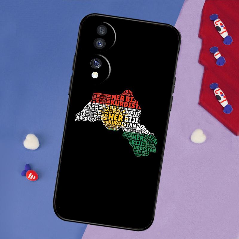 Kurdistan Flag Case For Honor Magic 7 5 6 Lite Honor X9b X9a X8b X8a X8 X9 X9c 50 70 90 Lite 200 Pro Cover