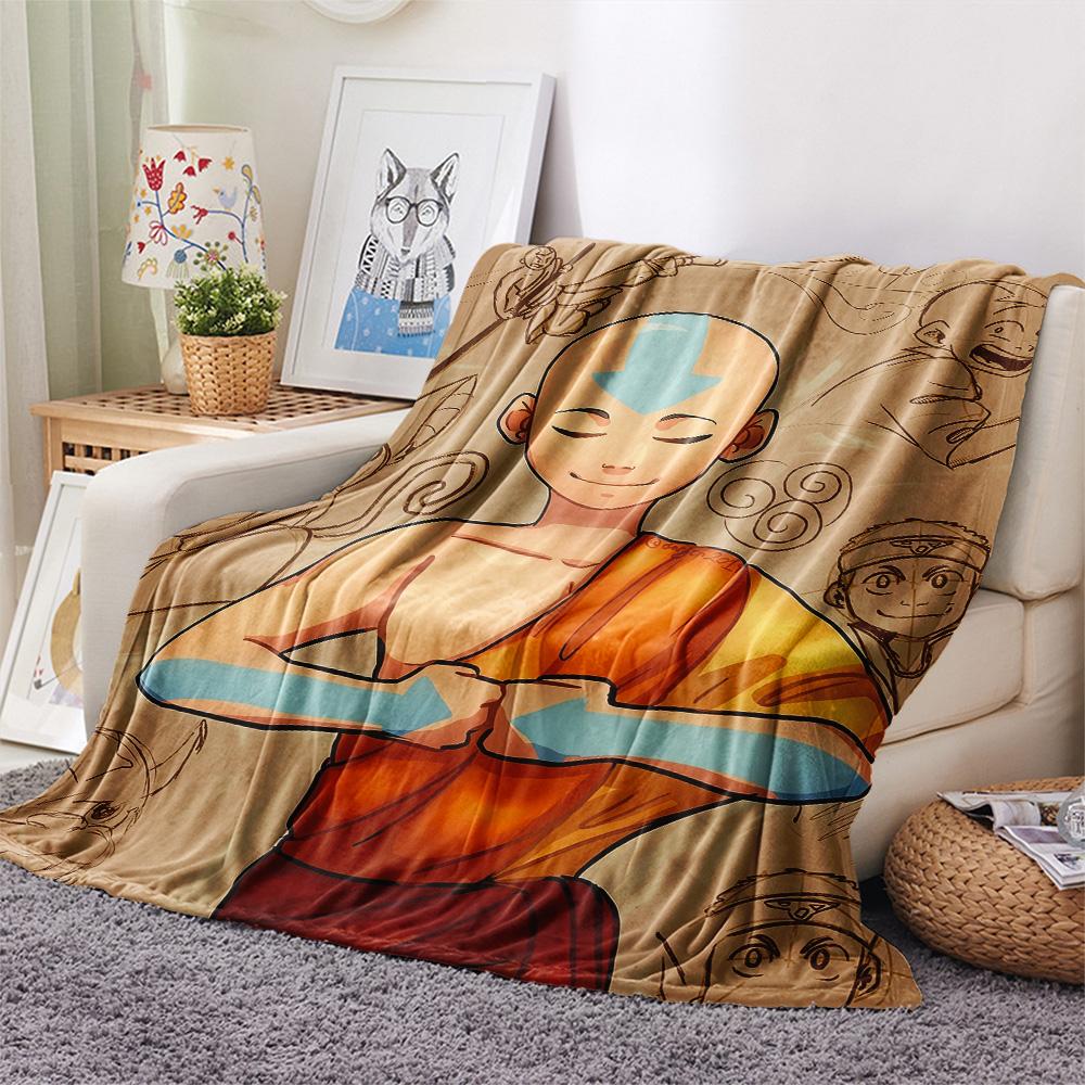 Avatar: The Last Airbender  Print Flannel Blanket, High Quality Comfortable for All Seasons, Home Decor, Warmth and Comfort