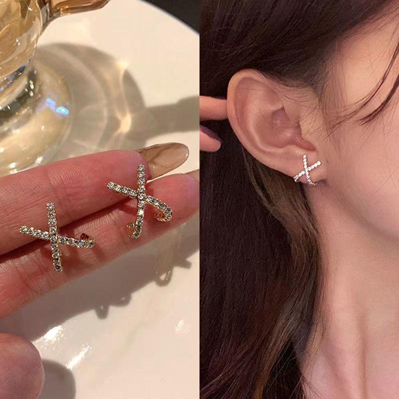 

Fashionable Earrings, Versatile Earrings For Women One Size срібний