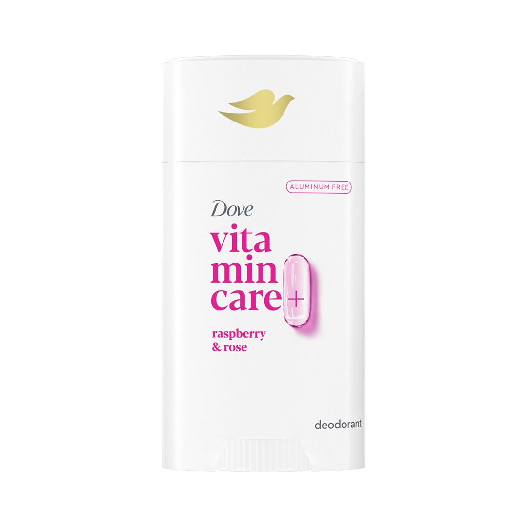 

Dove Vitamin Care+ Deodorant Sticks (74g, 2 packs) Raspberry and rose scent
