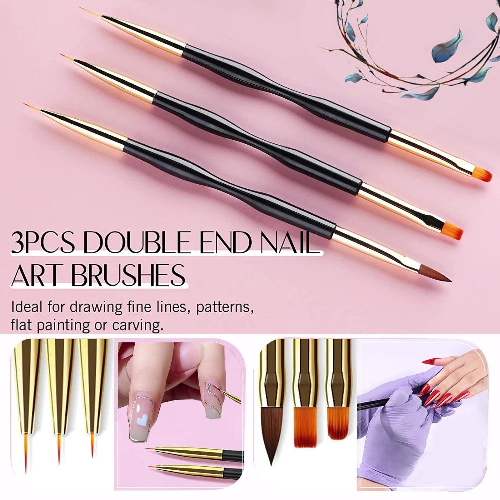 31pcs Liner Brush Nail Painting Brush Set Dotting Brush Dotting Brush Liner Drawing Brush Home Use