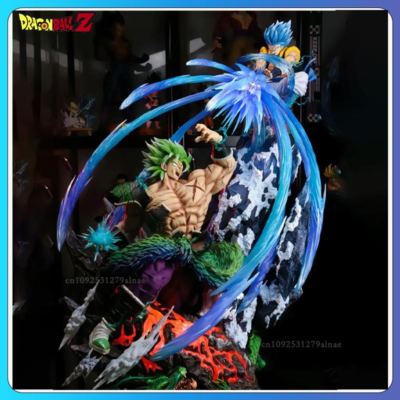 20cm Broly Anime Figures Broly Vs Gogeta Figurine Model Pvc Statue Doll Collection Toy Decoration Christmas Toy Gift