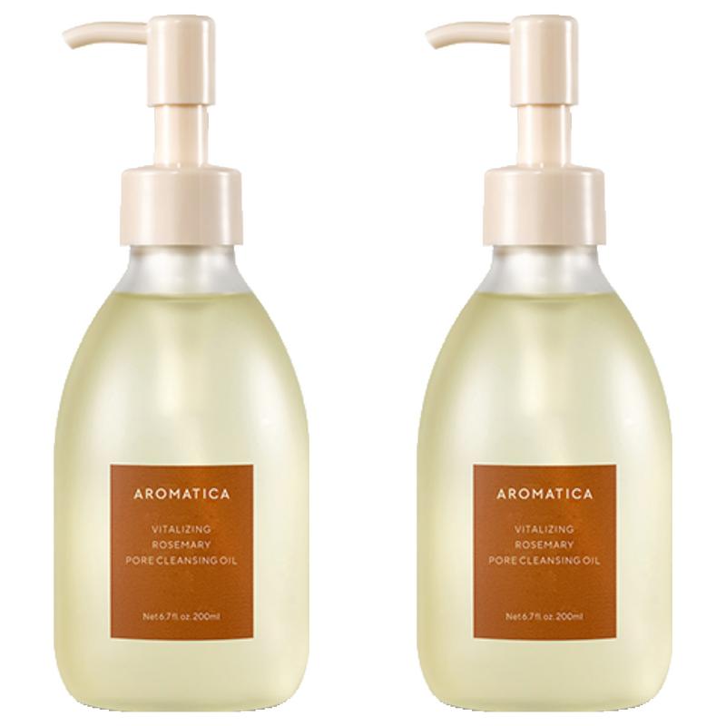Aromatica Vitalizing Rosemary Pore Cleansing Oil, 200ml, 2 Pcs