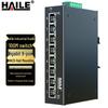 Transceptores e Switches de Fibra Óptica de Montagem em Trilho Industrial HAILE