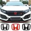 FSUN1 Car Badge Stickers Front Grille Trunk Steering Wheel Logo Accessories For Honda Civic CRV 10th 11th Gen Civic 10th Gen Accord