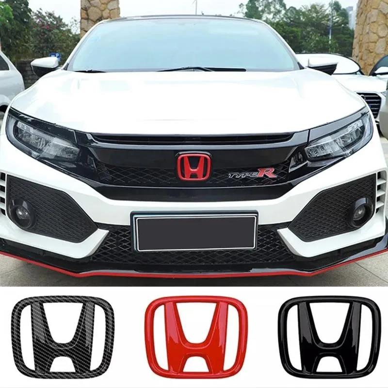 FSUN1 Car Badge Stickers Front Grille Trunk Steering Wheel Logo Accessories For Honda Civic CRV 10th 11th Gen Civic 10th Gen Accord