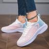 Running shoes women's new versatile mesh running shoes lightweight shock absorption student white casual sports shoes women's shoes