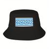 Greek Key Pattern Design White And BlueBluesBlue Jackets Blue wallLight Blue Greek StatueGreek Goddesses Gree Bucke