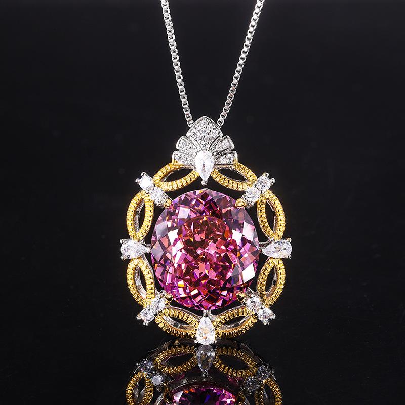Jewelry Copper Bottom Gold-Plated Simulation Bird'S Nest Cut Wire Retro Pendant 18 * 20