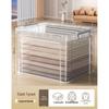Transparent Large-Capacity Storage Box for Clothes, Toys, Snacks, and More