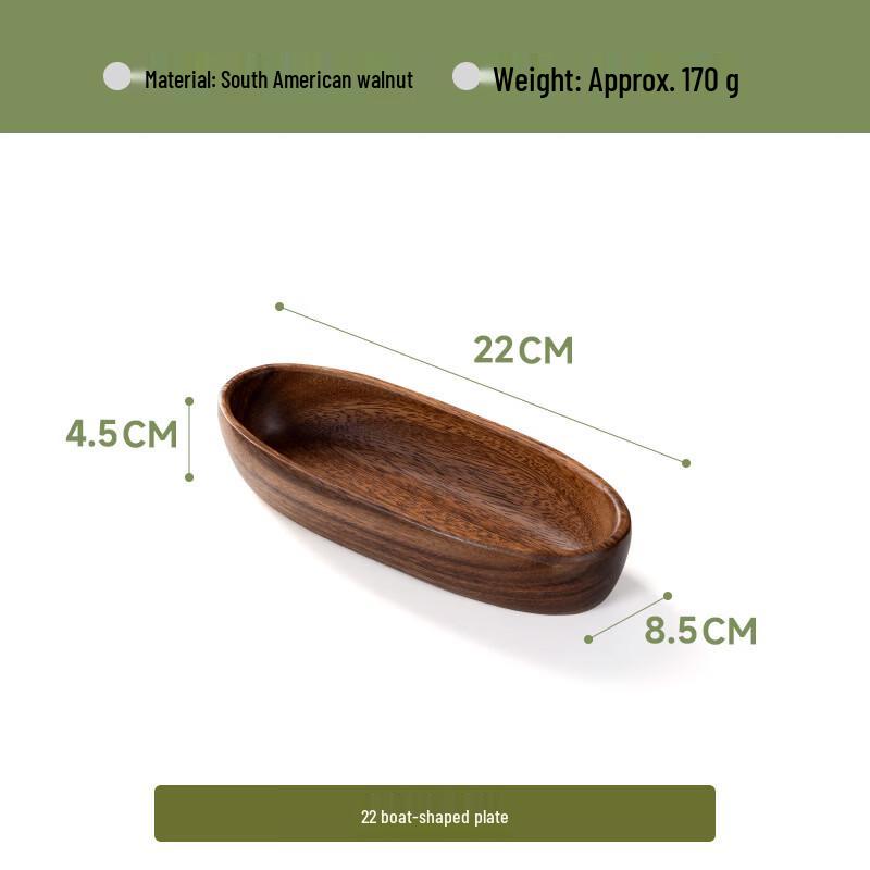 Fengzhi Walnut Wood Serving Bowls & Plates
