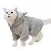Microfiber Towel Material Dog Bathrobe Quick Dry Fast Absorbent Pet Drying Coat with Adjustable Magic Tape for All Dog Sizes