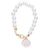 Yousheng Cup Pendant Personalized Imitation Pearl Charm Stylish Name ID Letter Handle Keychain for Water Bottle Bag