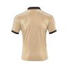 Men's Casual Sporty Color-blocked Shirt, Men's Lapel Short-sleeved T-shirt Top