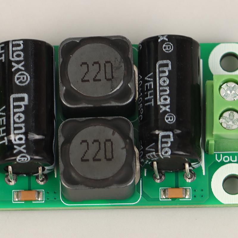 Dc Power Filter Board 0-25V/0-50V 2A/3A/4A Class D Power Amplifier Module Interference Suppression Board Emi Suppression