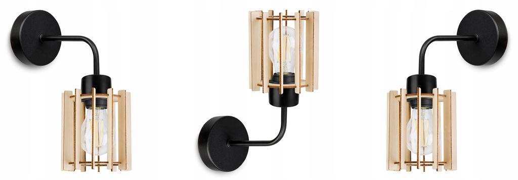 Wall Lamp, Square Lamp, Ceiling Lamp, Wooden Lampshade, Led