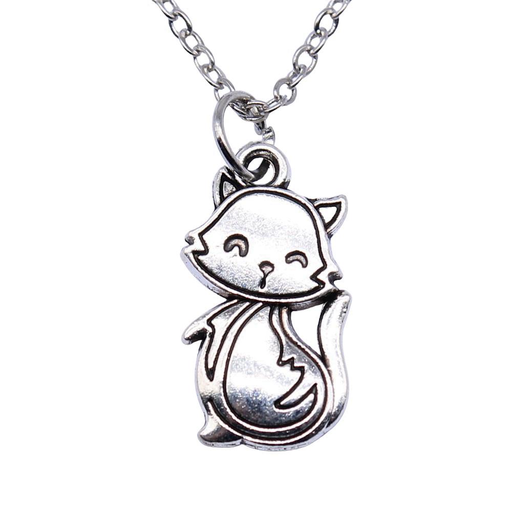 Horse Pendant Necklace Equestrian Animal Charm Jewelry 40cm Short Chain