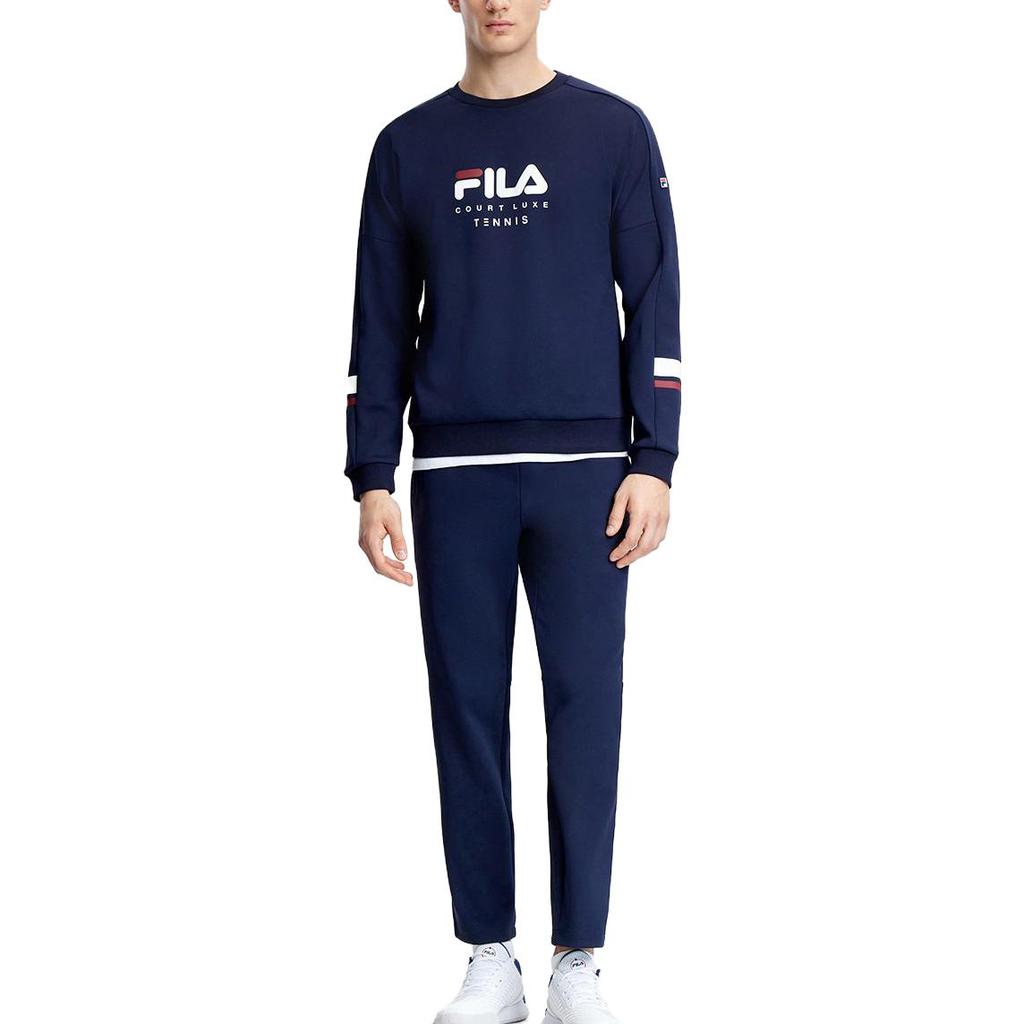 Fila Sweatshirts Men's Royal Blue Crew Neck Moderate Other A11M333203F